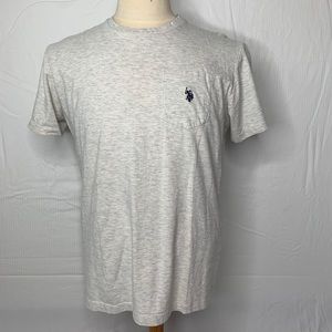 (POLO ASSASSIN) Tan with navy blue icon